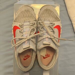 Nike metcon 3’s light blue/pink/white
